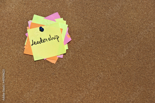 Post it notes with message on