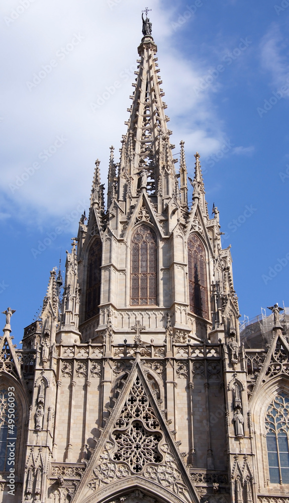 La Catedral de la Santa Cruz y Santa Eulalia, Barcelona , Spain