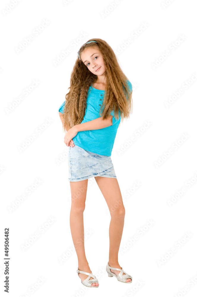 Girl in the blue blouse Girl in the blue blouse