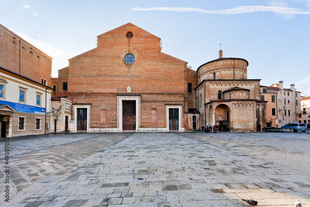 Padua Cathedral with the Baptistery, Italy