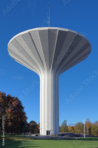 Water tower Svampen in Orebro, Sweden photo