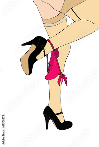 Gambe sensuali e sexy mutandine
