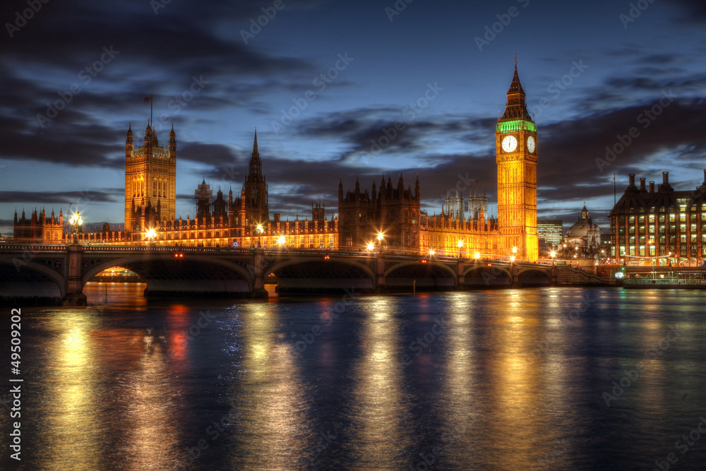 House of Parliament at night - London
