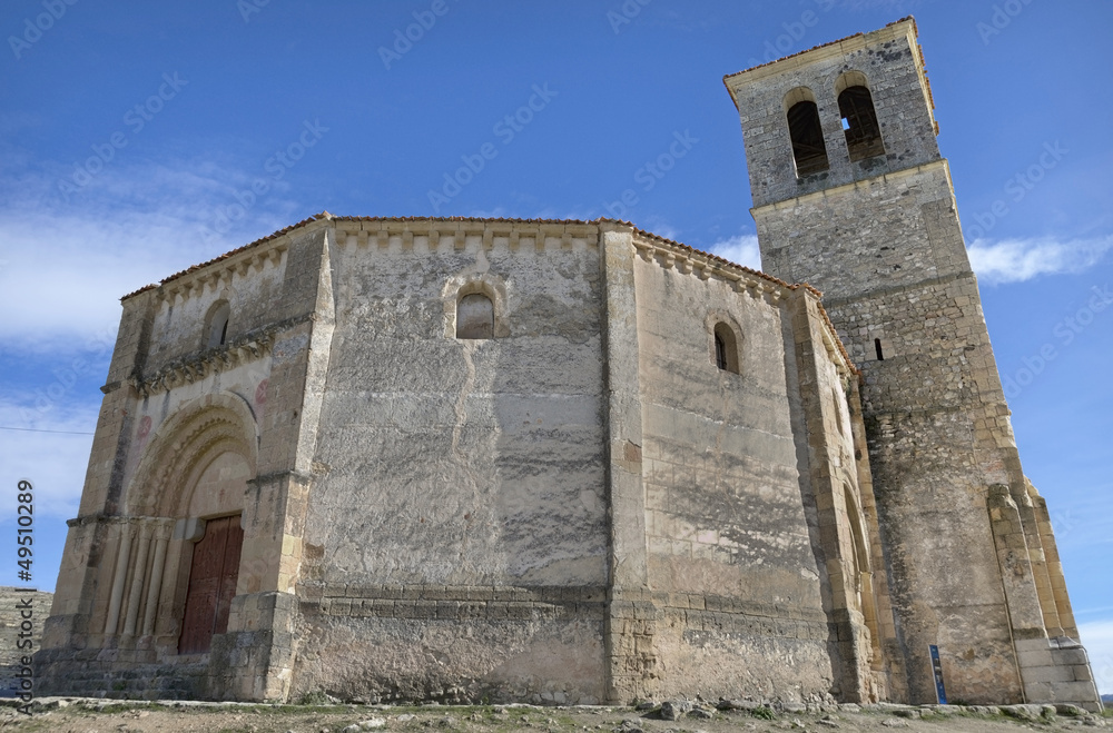 Veracruz, ancient templar church in Segovia, Spain.