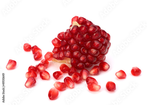 Ripe pomegranate piece