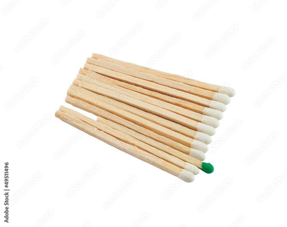 Matches isolated on a white background Matches isolated on a white background