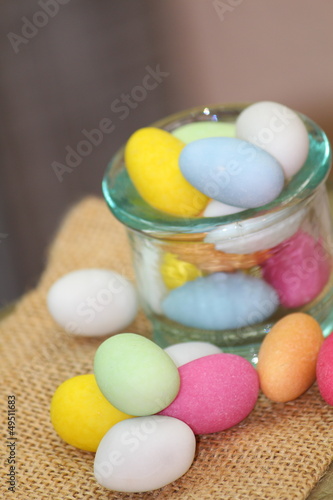 Colorful mini - eggs