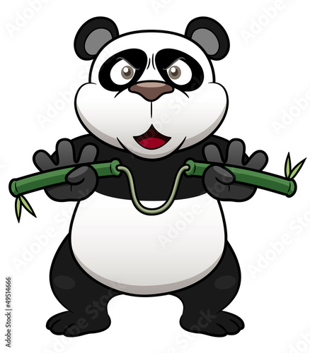 Fototapeta Naklejka Na Ścianę i Meble -  Illustration of Cartoon panda