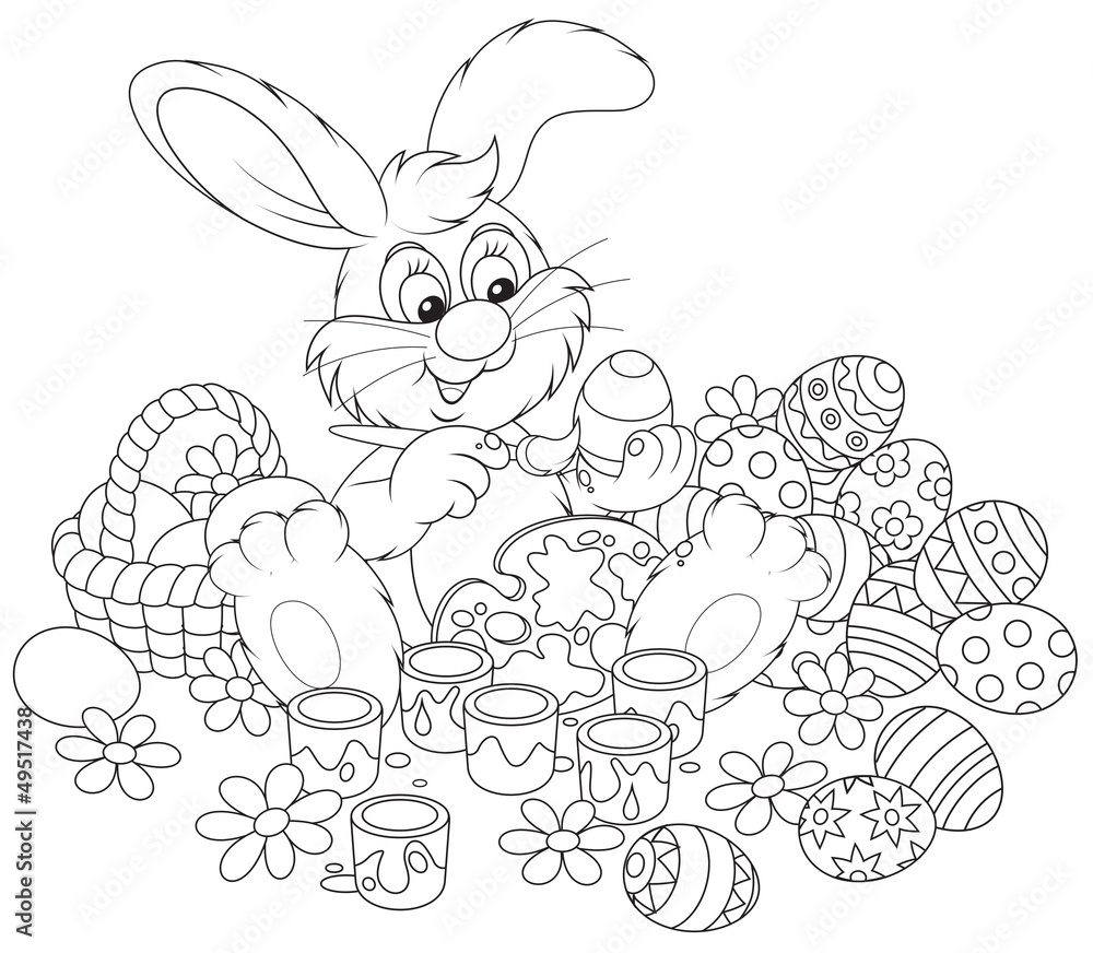 Easter Bunny painter Easter Bunny painter