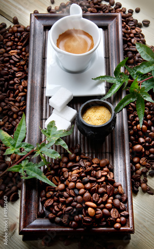 Fototapeta Caffè caldo - Hot Coffee
