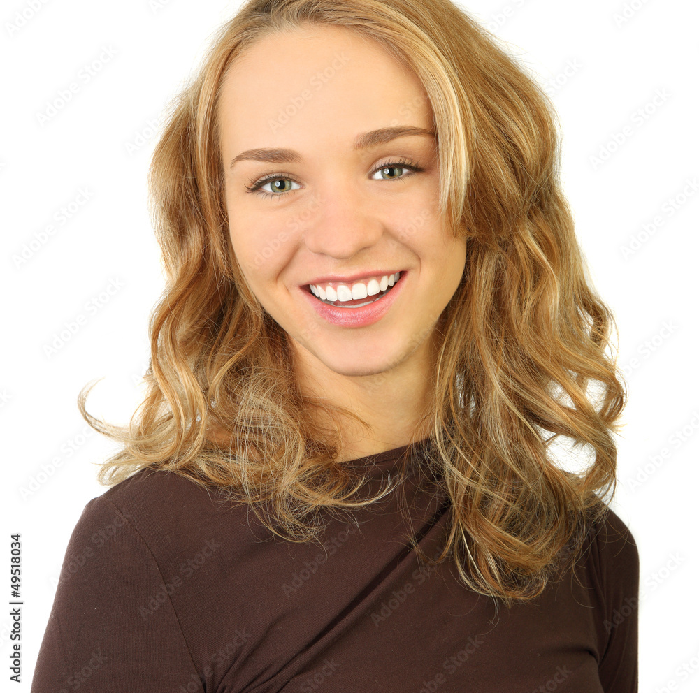 Portrait of a beautiful young woman Portrait of a beautiful young woman