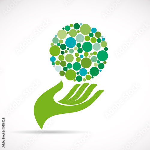 Logo friendly environment # Vector