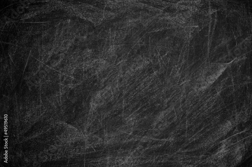 Chalk rubbed out on board
