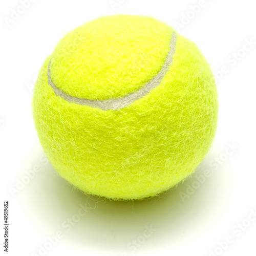 tennis ball isolated on white background © hiriga