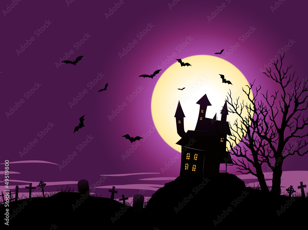 Cartoon Halloween Background