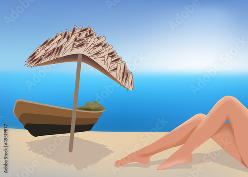 spiaggia tropicale
