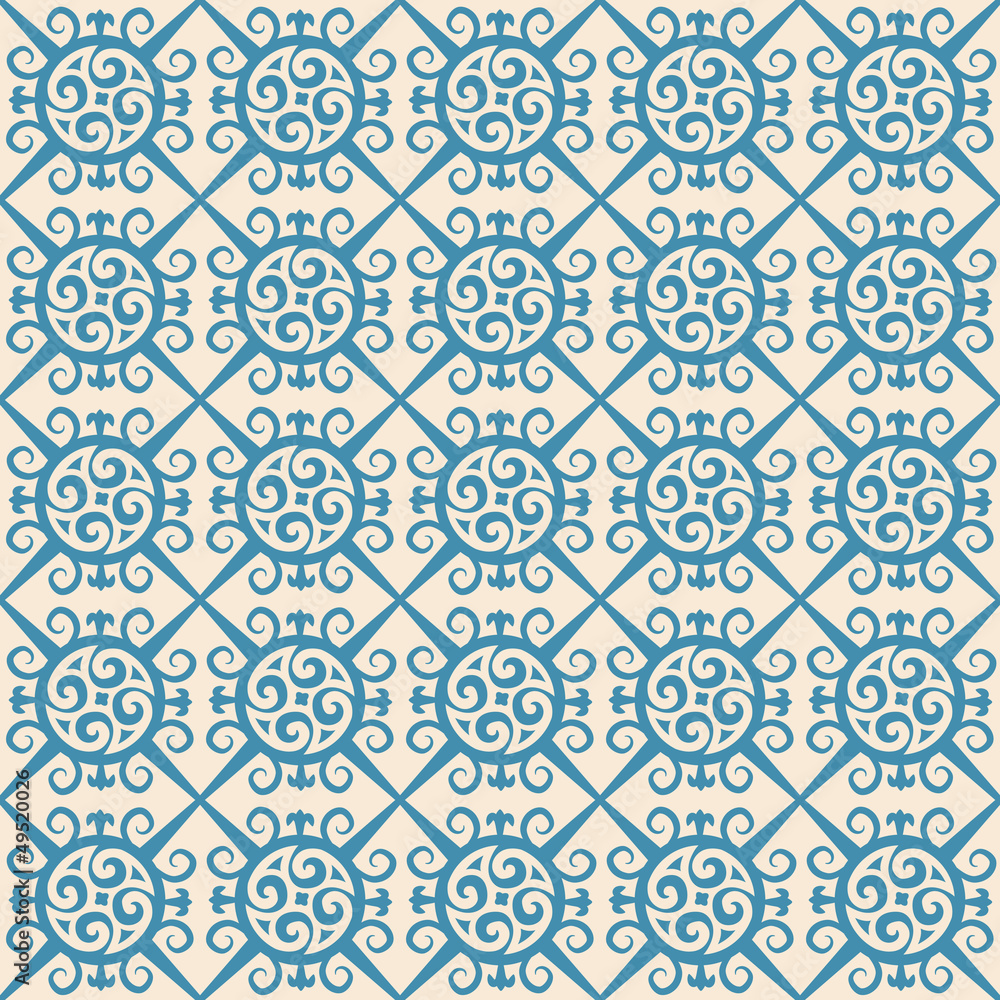 Vector Seamless pattern. Abstract illustration.