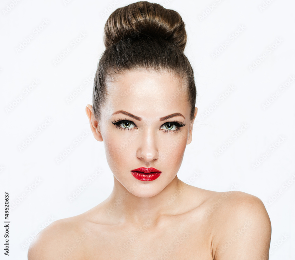 woman with beauty face and clean face skin , spa woman with beauty face and clean face skin , spa