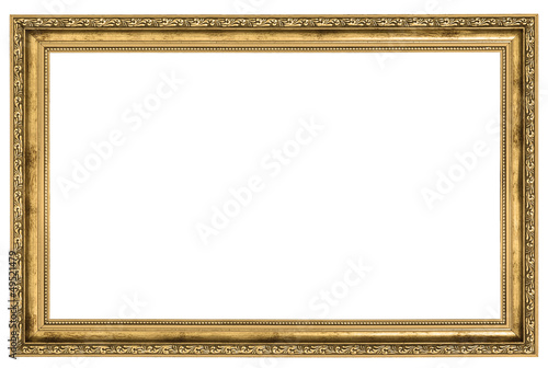 large golden frame photo