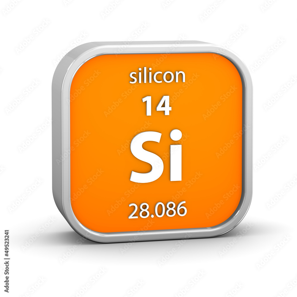 Silicon material sign Silicon material sign