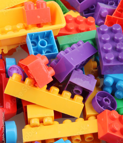 Plastic building blocks