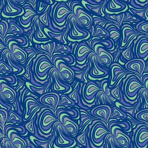 Seamless Purple-blue Pattern
