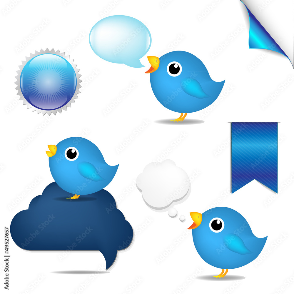 Blue Birds Set Blue Birds Set