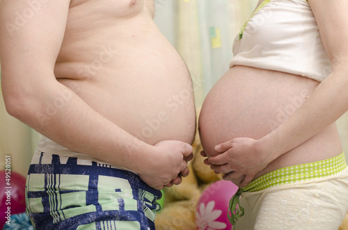 Bild auf Leinwand Pregnant.