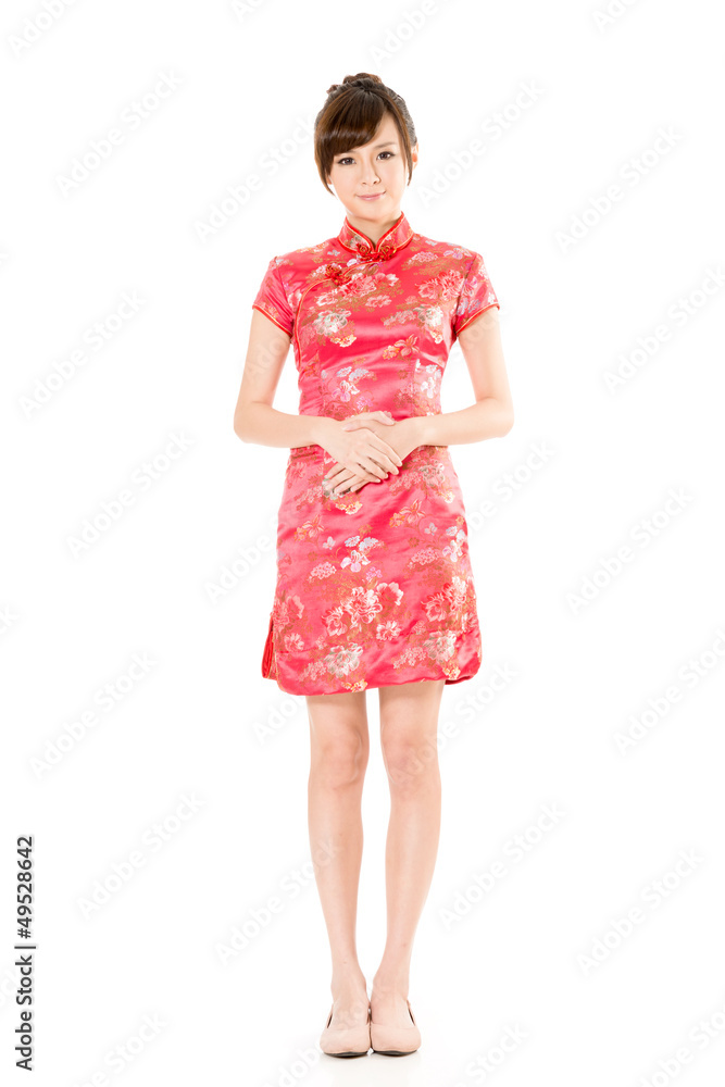 Chinese woman dress traditional cheongsam Chinese woman dress traditional cheongsam
