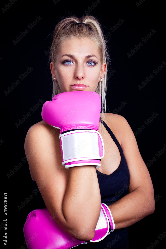 Hot pink boxing gloves shop