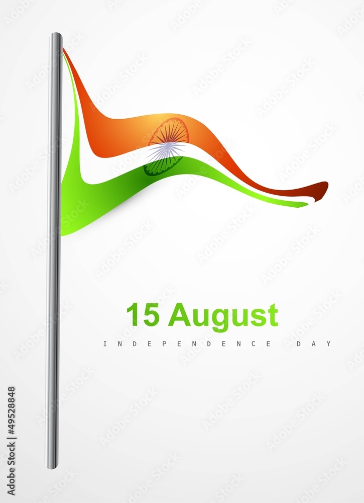 Indian flag stylish beautiful background vector Stock Vector | Adobe Stock