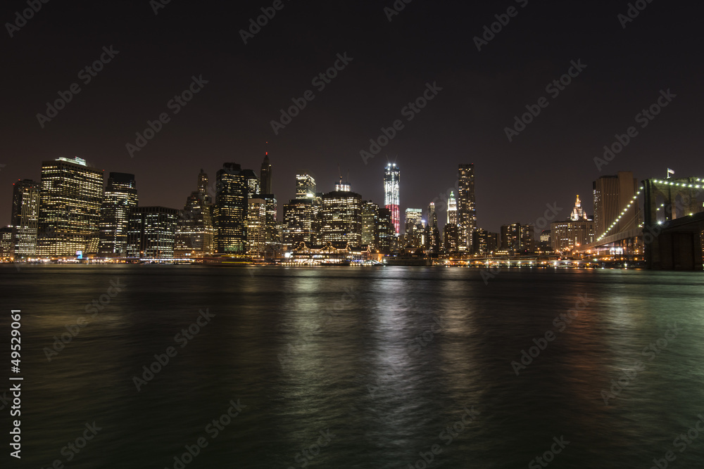 New York, Manhattan, Brooklyn Bridge