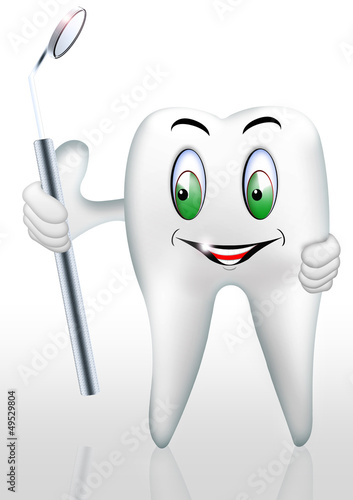 Beim Zahnarzt , gesunde Zähne, Zahnprophylaxe