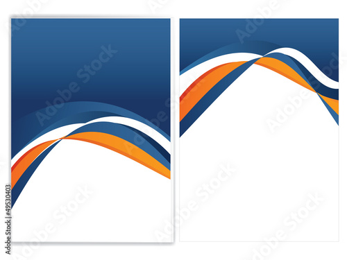 vector business brochure, flyer template