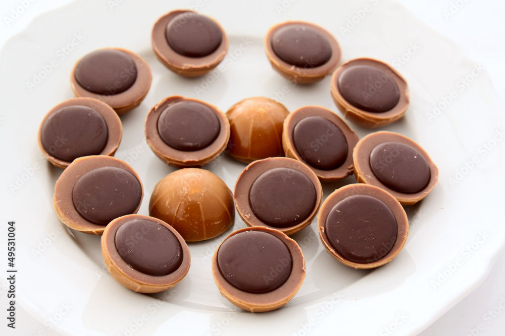 Assiette de toffifee Assiette de toffifee