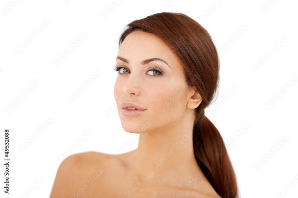 Portarit of a beautiful dark haired girl Portarit of a beautiful dark haired girl