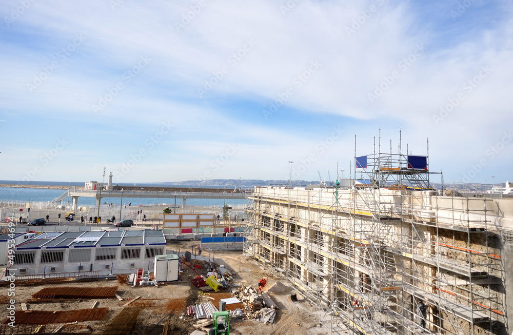 Obraz premium chantier et construction