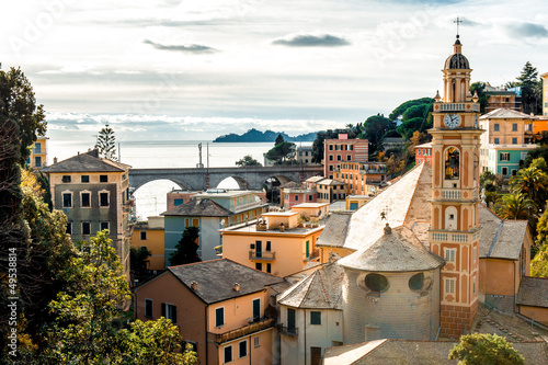 View of Italian town Fototapet