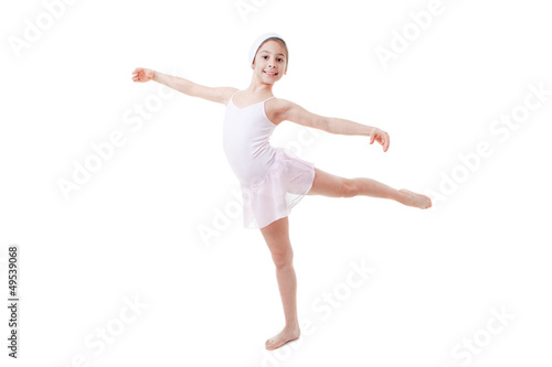 child ballet pose