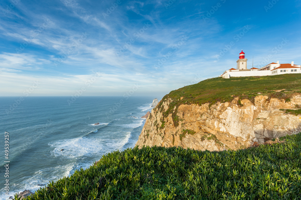 Cabo da Roca, Portugal.  The westernmost point of continental Eu