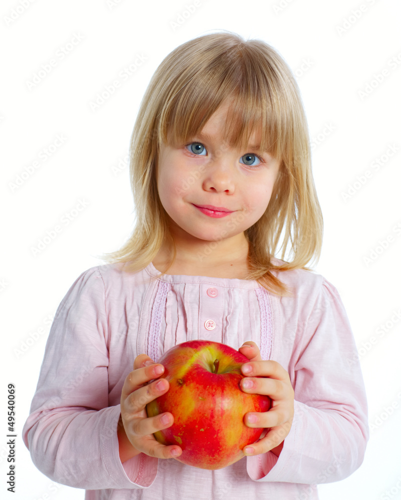 Young Girl with Apple Young Girl with Apple