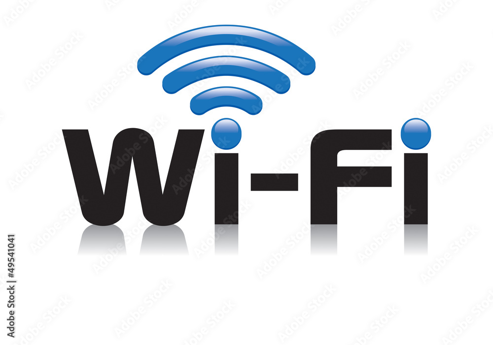 Wi-Fi icon logo - obrazy, fototapety, plakaty 