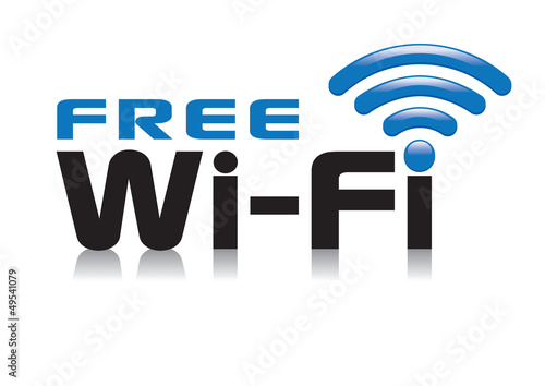 free wi-fi logo icon