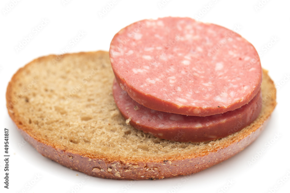sausage and bread. sandwich sausage and bread. sandwich