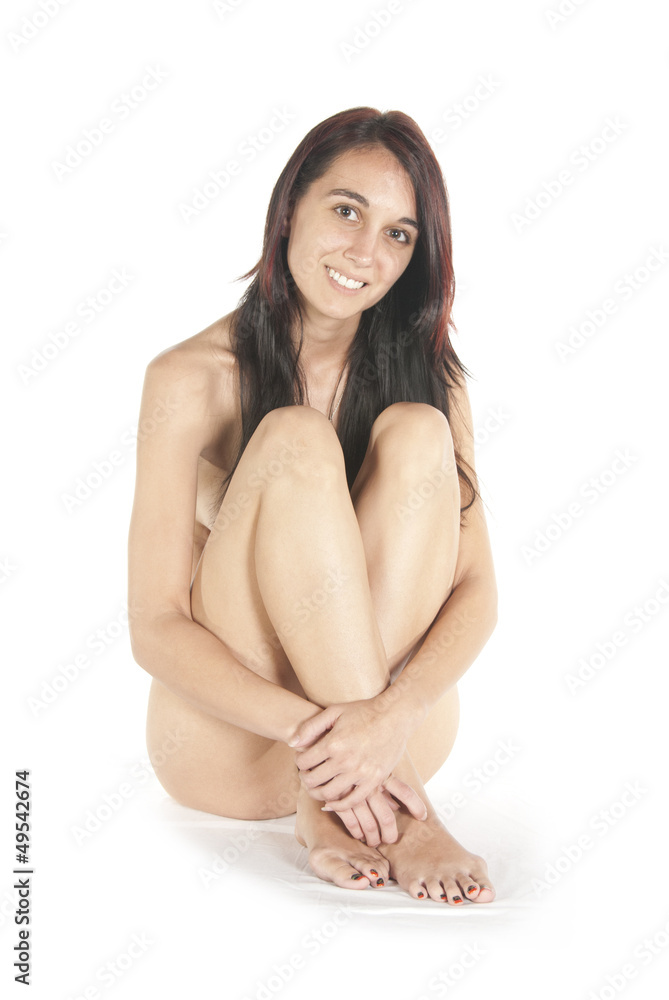 Obraz premium Young women sitting ready for relaxing spa therapy