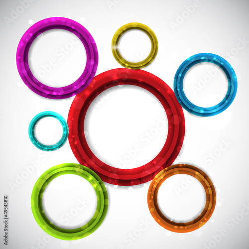 Abstract circular design background