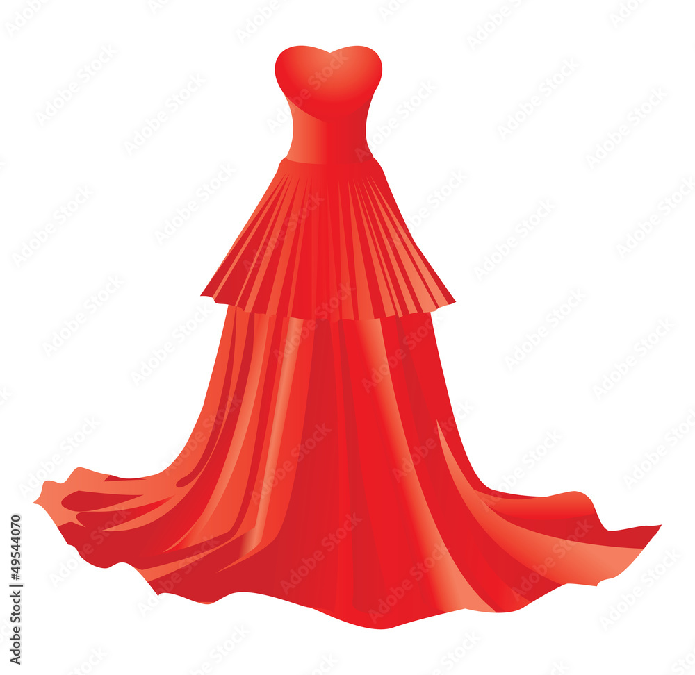 Obraz premium Red dress