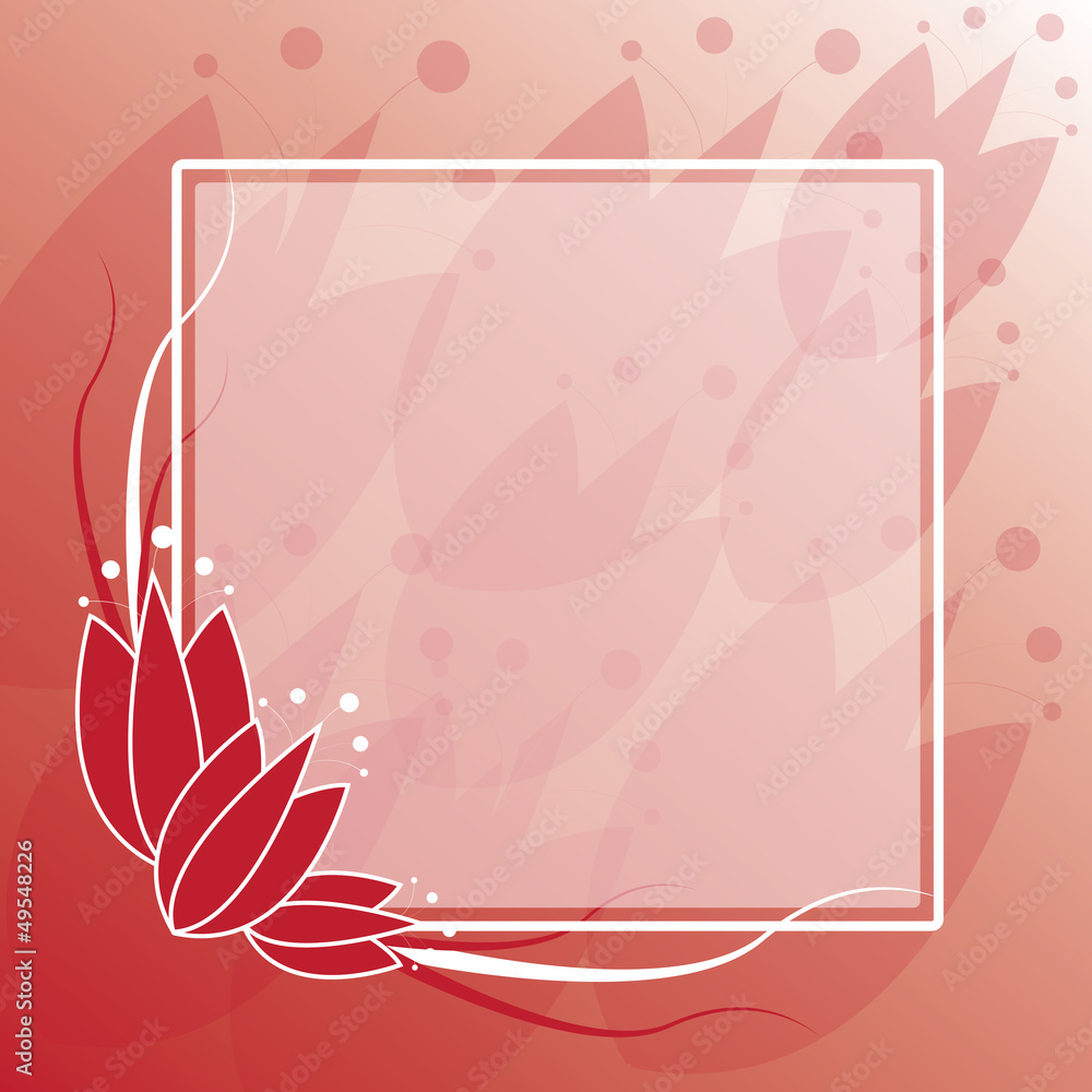 Tulip Frame Background Tulip Frame Background