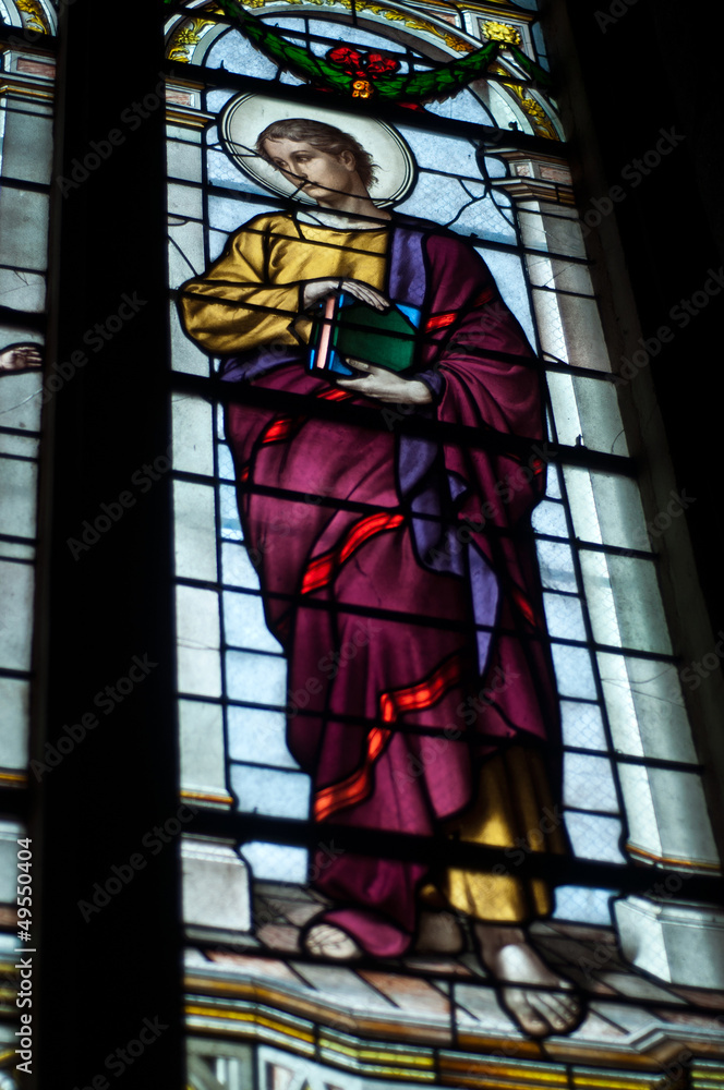 Obraz premium vitrail cathédrale Notre-Dame à Tulle