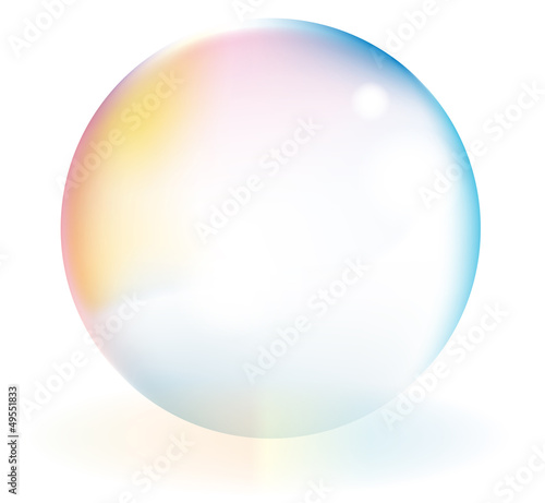 虹色のシャボン玉、ボール